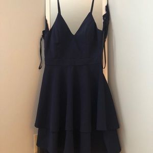 lulus navy blue dress